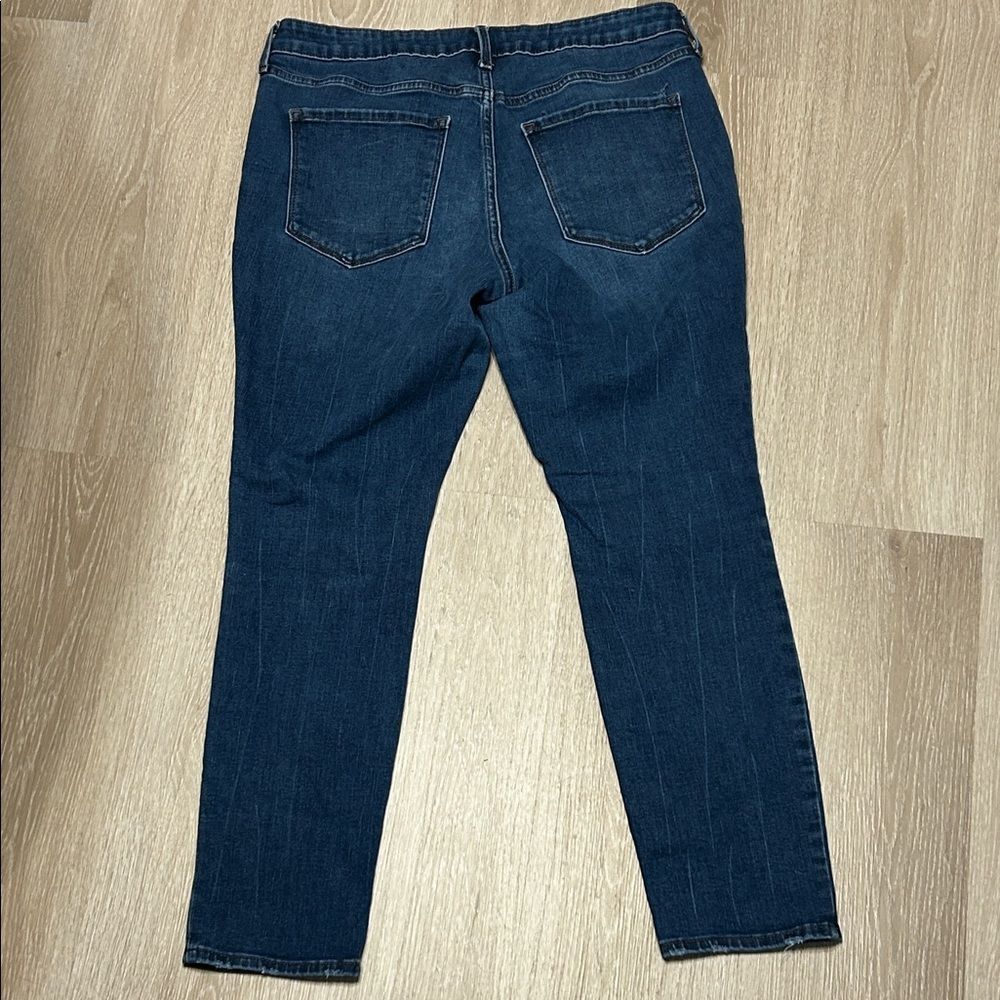 Old Navy Pop Icon Mid Rise Skinny Denim Jeans Sz 12 - Picture 5 of 8